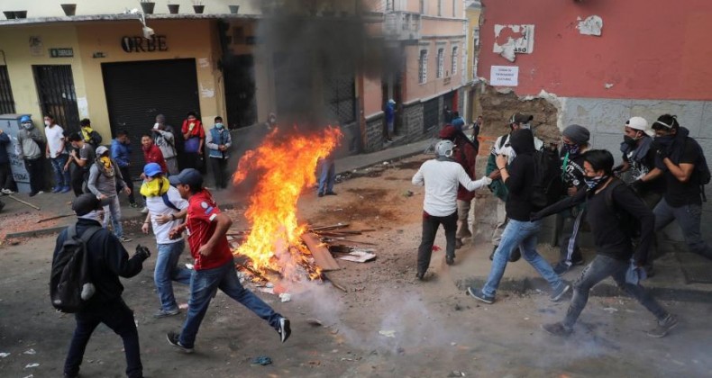 Greve nacional no Equador aumenta pressão sobre Lenín Moreno